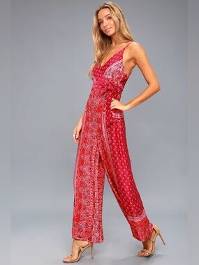 Free People Cabbage Rose Jumpsuit